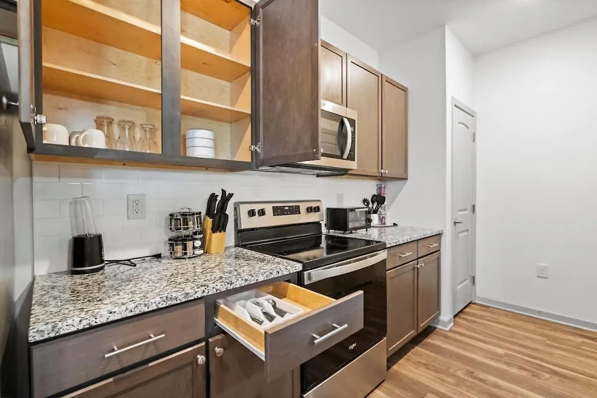 Apartament Upscale King 2Br Suite Mins To Uptown Charlotte Stany Zjednoczone Ameryki